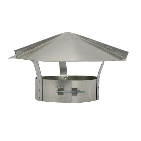 sheet metal chimney cover|metal chimney cover for pipe.